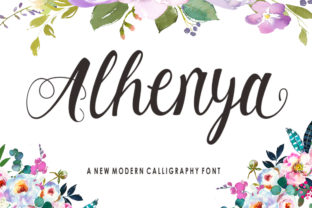 Alhenya: A Modern Script Font for Web Design