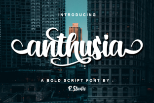 Anthusia: A Script Font That Breathes Life Into Branding