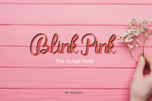 Blink Pink: A Handwritten Font for Standout Digital Design