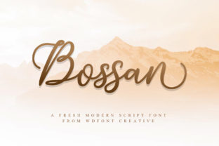 Bossan: A Modern Handwritten Font for Digital Branding
