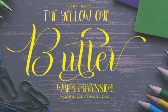 Butter: A Font Duo That Elevates Your Craft Projects
