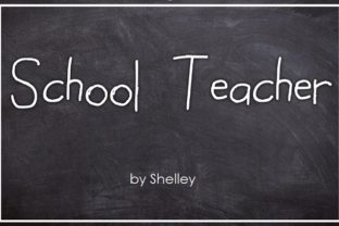 Enhance Your Editorial Design with the School Teacher Font