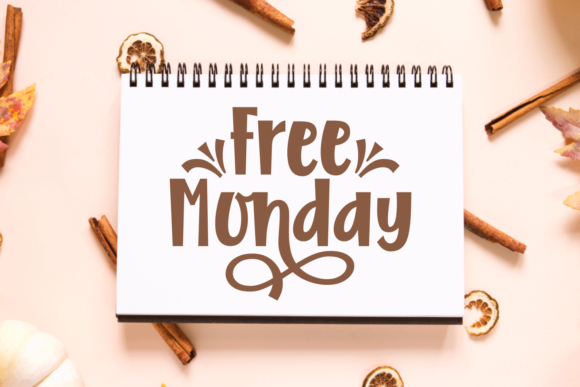 Free Monday: A Playful Handwritten Font for Craft Projects