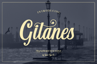 Gitanes: A Handwritten Font for Creative Crafters
