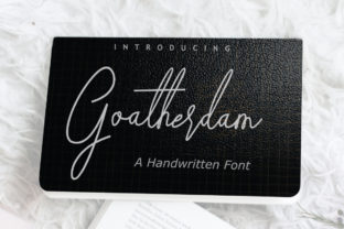 Goatherdam: A Handwritten Script Font for Web Design