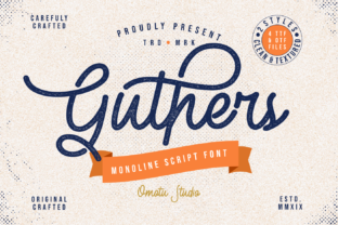 Guthers: A Handwritten Font for Authentic Digital Design