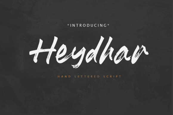 Heydhar: A Font That Elevates Your Craft Projects