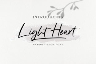 Light Heart: A Script Font for Modern Branding