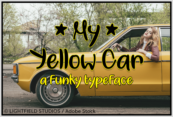My Yellow Car: A Font That Adds Whimsy to Your Campaigns