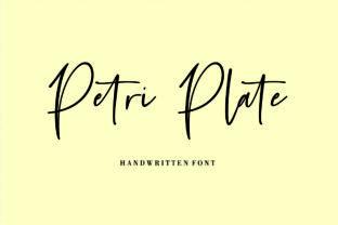 Petri Plate: A Handwritten Font for Modern Web Design