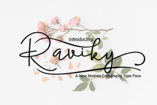 Raviky: A Playful Font for a Polished Brand