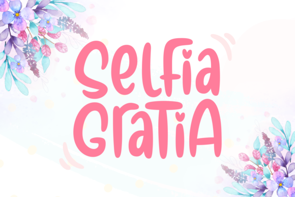 Selfia Gratia: A Handwritten Font for Craft Creations