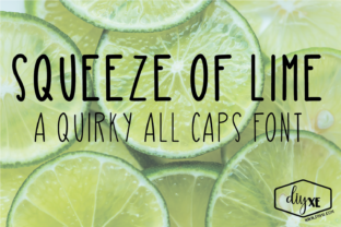 Squeeze of Lime Font Review