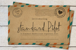 Standard Pilot: A Handwritten Font for Professional Branding