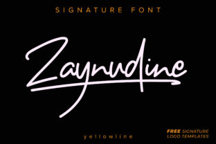 Zaynudine Font for Handmade Creations